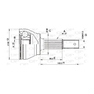 CVJ5164.10 OPEN PARTS