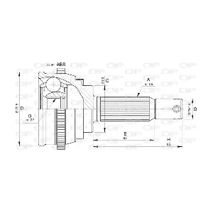 CVJ5793.10 OPEN PARTS