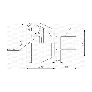 OPEN PARTS CVJ5643.10