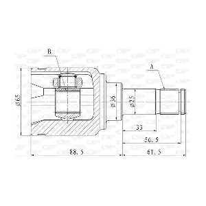 CVJ5854.20 OPEN PARTS