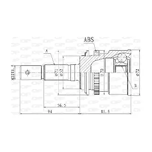 CVJ5842.10 OPEN PARTS