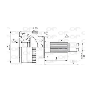 CVJ5570.10 OPEN PARTS