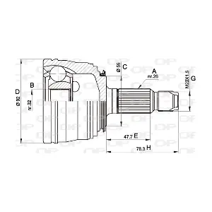 CVJ539510 OPEN PARTS