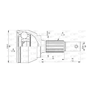 CVJ5787.10 OPEN PARTS