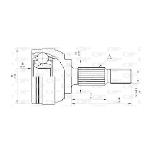 CVJ5633.10 OPEN PARTS