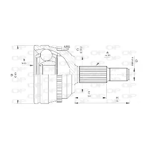 CVJ5441.10 OPEN PARTS