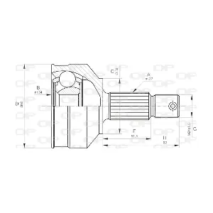 CVJ5459.10 OPEN PARTS