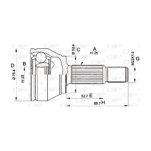 OPEN PARTS CVJ5515.10