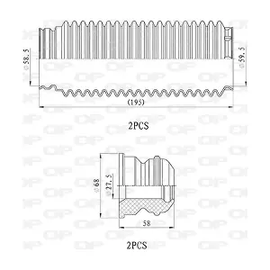 OPEN PARTS DCK5041.04