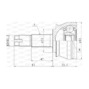 CVJ5841.10 OPEN PARTS