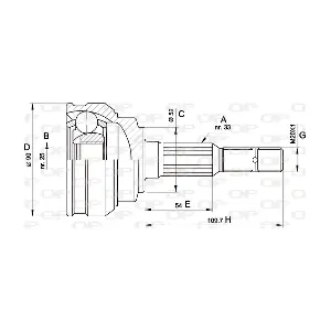 OPEN PARTS CVJ5283.10