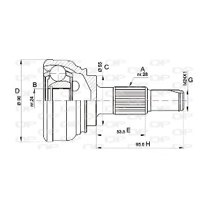 OPEN PARTS CVJ5082.10