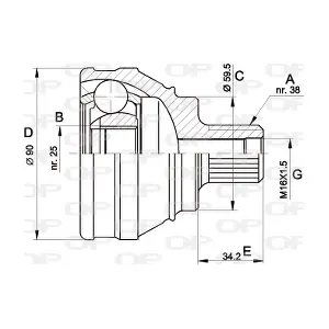 CVJ5117.10 OPEN PARTS