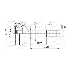 OPEN PARTS CVJ5025.10