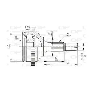 CVJ5670.10 OPEN PARTS