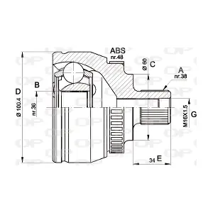 OPEN PARTS CVJ551610