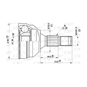 CVJ5141.10 OPEN PARTS