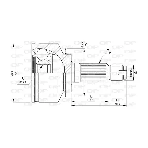 CVJ5776.10 OPEN PARTS