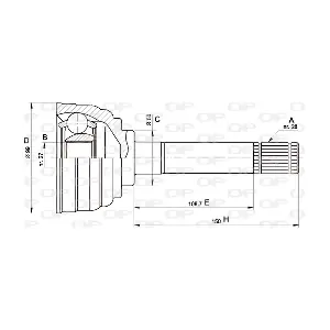 CVJ5564.10 OPEN PARTS