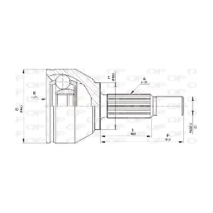 CVJ5681.10 OPEN PARTS