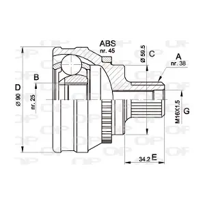 CVJ5119.10 OPEN PARTS