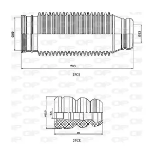 DCK5023.04 OPEN PARTS