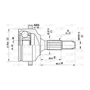 OPEN PARTS CVJ5369.10