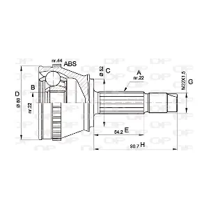 CVJ5230.10 OPEN PARTS