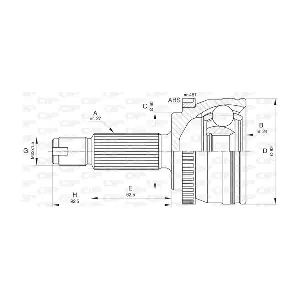 CVJ5805.10 OPEN PARTS