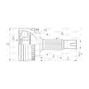 CVJ5649.10 OPEN PARTS