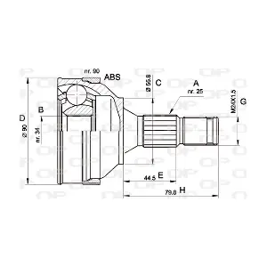 CVJ5138.10 OPEN PARTS