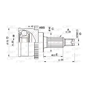 CVJ5479.10 OPEN PARTS