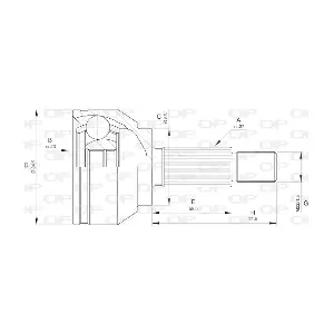 OPEN PARTS CVJ5582.10