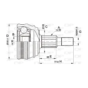 CVJ5235.10 OPEN PARTS