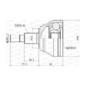 OPEN PARTS CVJ5442.10
