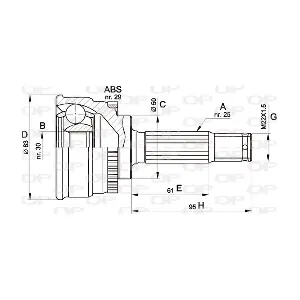 CVJ5484.10 OPEN PARTS