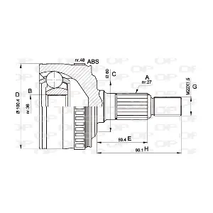 CVJ5360.10 OPEN PARTS