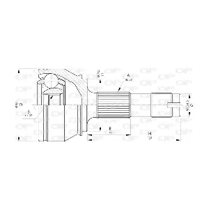 CVJ5718.10 OPEN PARTS