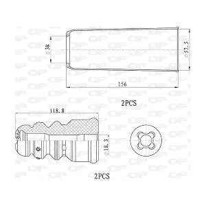 DCK5052.04 OPEN PARTS