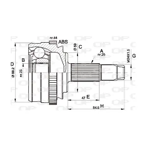 OPEN PARTS CVJ521410