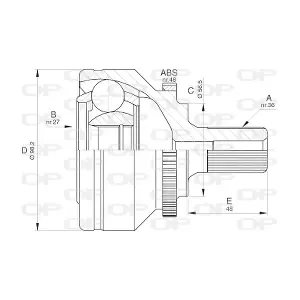 OPEN PARTS CVJ5589.10