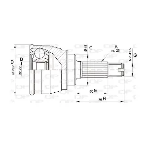 CVJ5148.10 OPEN PARTS