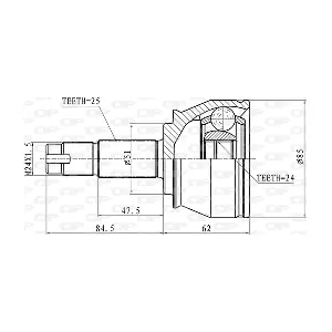 OPEN PARTS CVJ5525.10