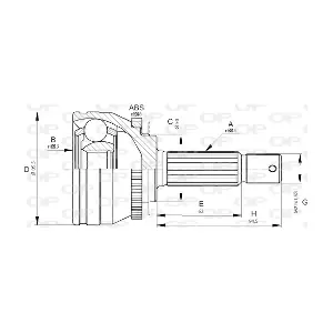 CVJ5674.10 OPEN PARTS