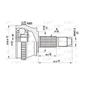CVJ5210.10 OPEN PARTS