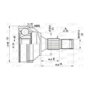 OPEN PARTS CVJ5176.10