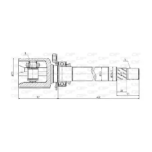 CVJ5852.20 OPEN PARTS