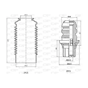 DCK5008.04 OPEN PARTS