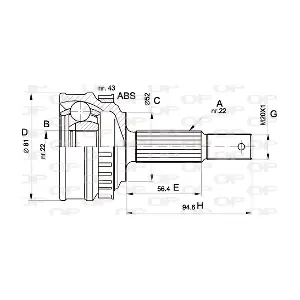 OPEN PARTS CVJ5054.10