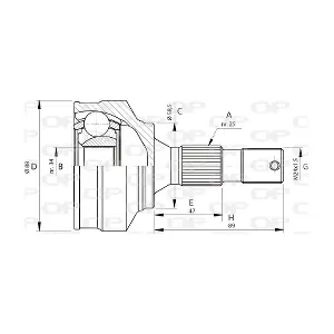 CVJ5690.10 OPEN PARTS